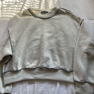 Shein cropped sweatshirt